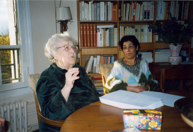 Germaine Tillion et Djemaâ Djoghlal à Saint-Mandé