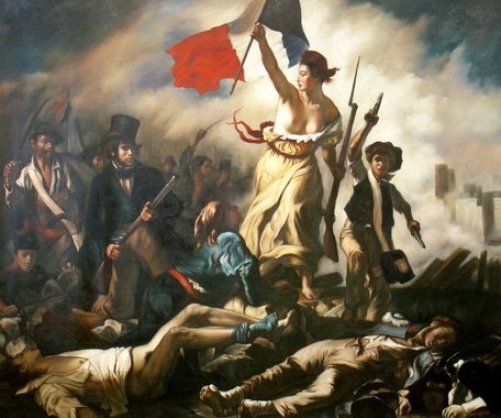 Liberté guidant le peuple Delacroix 1830
